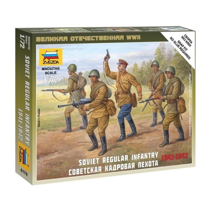 1/72 SOVIET REGULAR INFANTRY 1941-1942 WWII 6179
