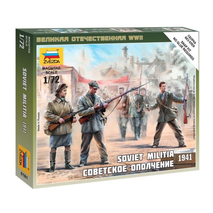 1/72 SOVIET MILITIA 1941 WWII ** 6181