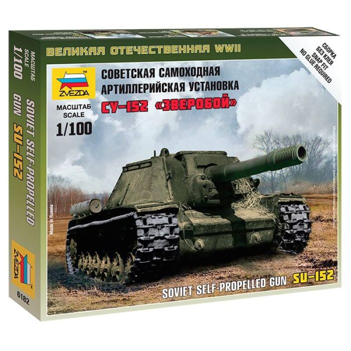 1/100 SELF-PROPELLED GUN SU-152 WWII ** 6182