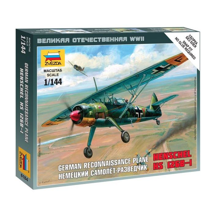 1/144 GERMAN RECONNAISSANCE PLANE HENSCHEL HS 126B-1 6184