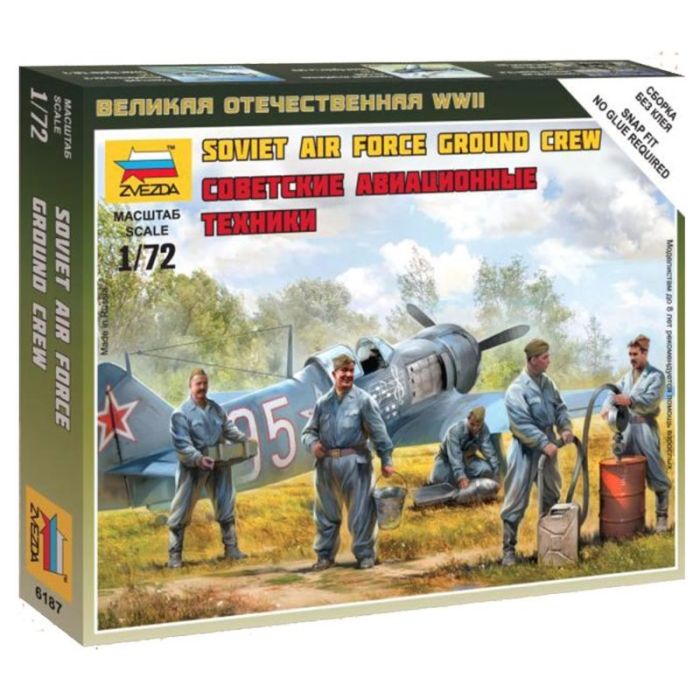 1/72 SOVIET AIR FORCE GROUND CREW WWII 6187