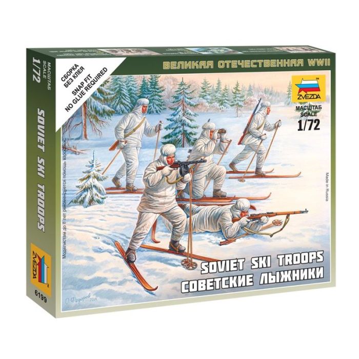 1/72 SOVIET SKI TROOPS WWII 6199