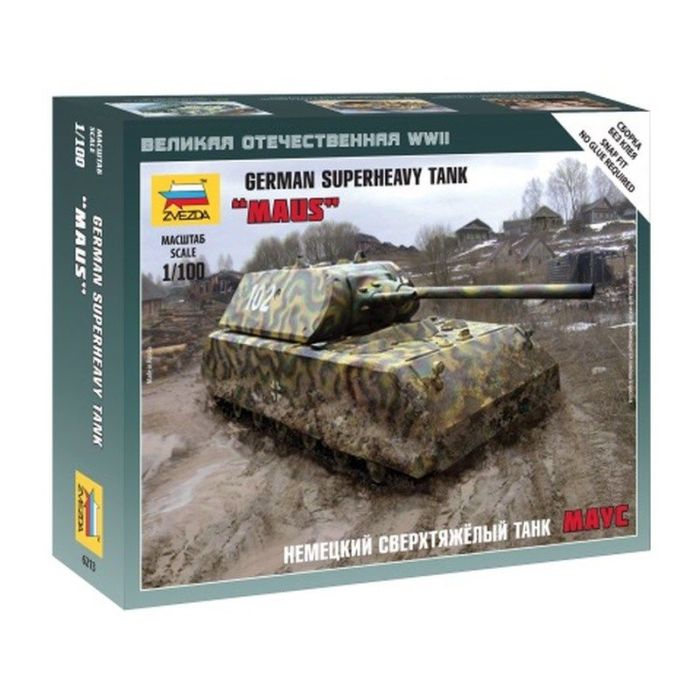 1/100 GERMAN SUPERHEAVY TANK MAUS WWII 6213