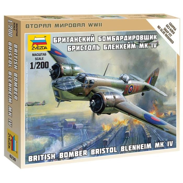 1/200 BRITISH BOMBER BRISTOL BLENHEIM MK IV WWII 6230