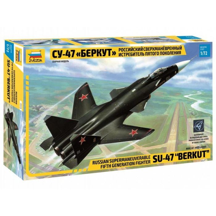 1/72 RUSSIAN 5TH GENERATION FIGHTER SU-47 BERKUT 7215