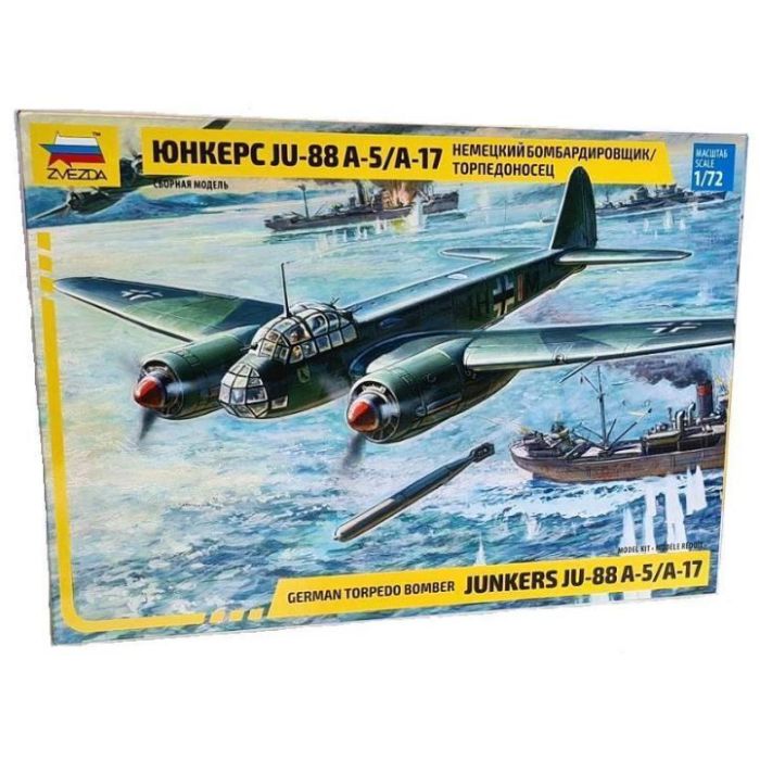 1/72 GERMAN TORPEDO BOMBER JUNKERS JU-88 A-5/A-17 7284