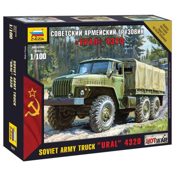 1/100 SOVIET ARMY TRUCK URAL 4320 7417