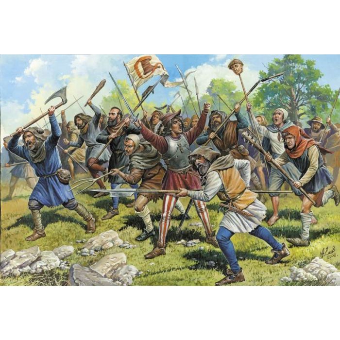 1/72 MEDIEVAL PEASANTS ARMY XIII-XV A.D 8059