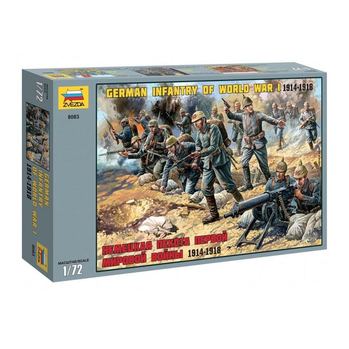 1/72 GERMAN INFANTRY WW I 1914-1918 8083