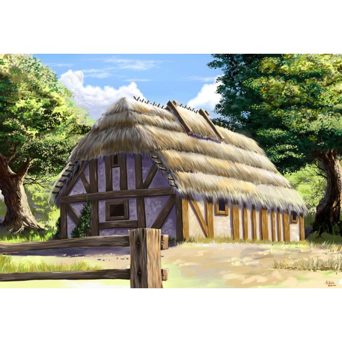 1/72 EUROPEAN THATCHED COUNTRY HOUSE 8532