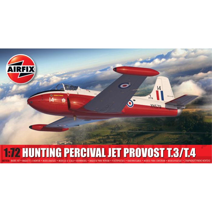 1/72 HUNTING PERCIVAL JET PROVOST T.3/T.4 (6/24) * A02103A